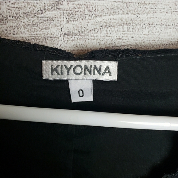 NWT Kiyonna Black Lace‎ Formal Dress Women's 0x (10/12) - Picture 8 of 16